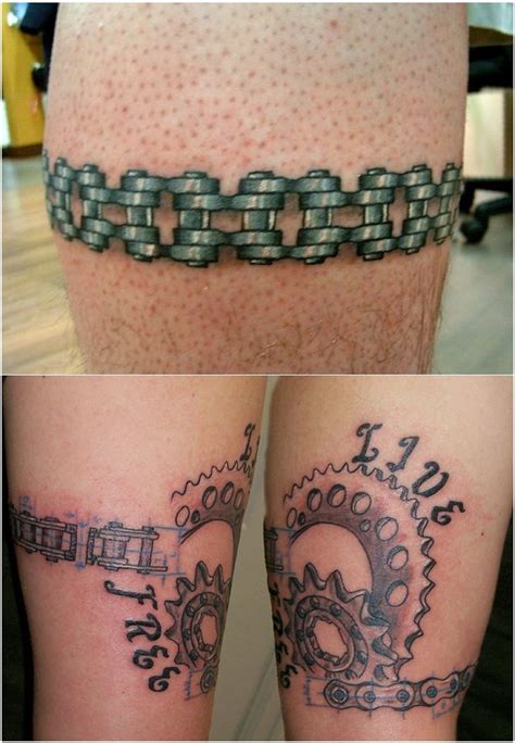 Bike Chain Tattoo